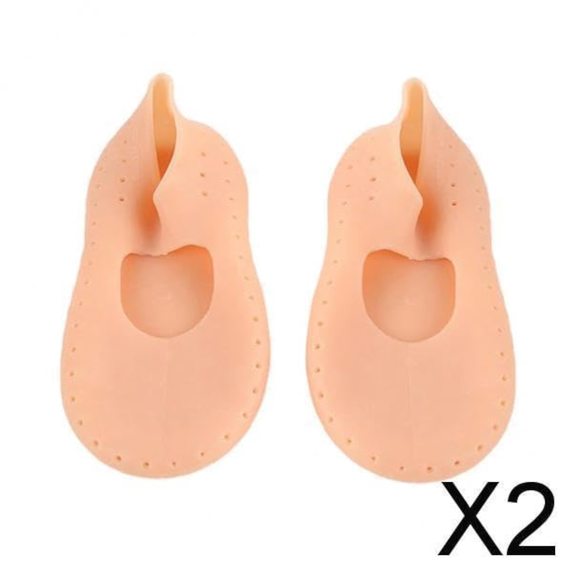 2x1 Pair Gel Moisturizing Heel Socks for Foot Care